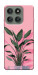 Чехол Pink plant для Motorola Edge 60 Pro