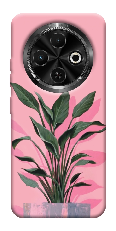 Чехол Pink plant для TECNO Spark 30C (KL5n)