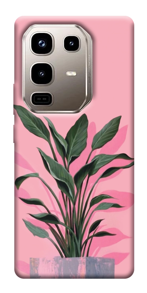 Чехол Pink plant для Infinix Note 50 Pro 4G