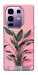 Чехол Pink plant для Infinix Note 50 Pro+