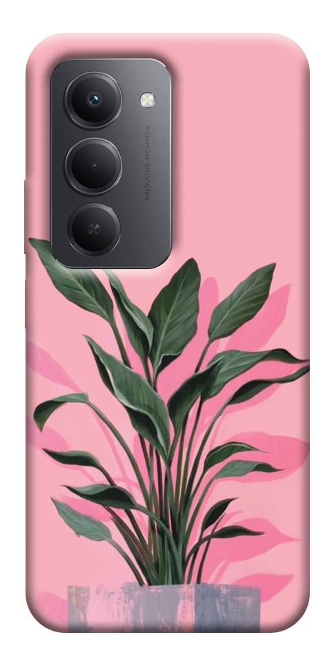Чохол Pink plant для Xiaomi Redmi 15 (Europe version)