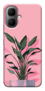 Чехол Pink plant для Infinix Smart 10