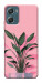 Чехол Pink plant для Motorola Moto G06