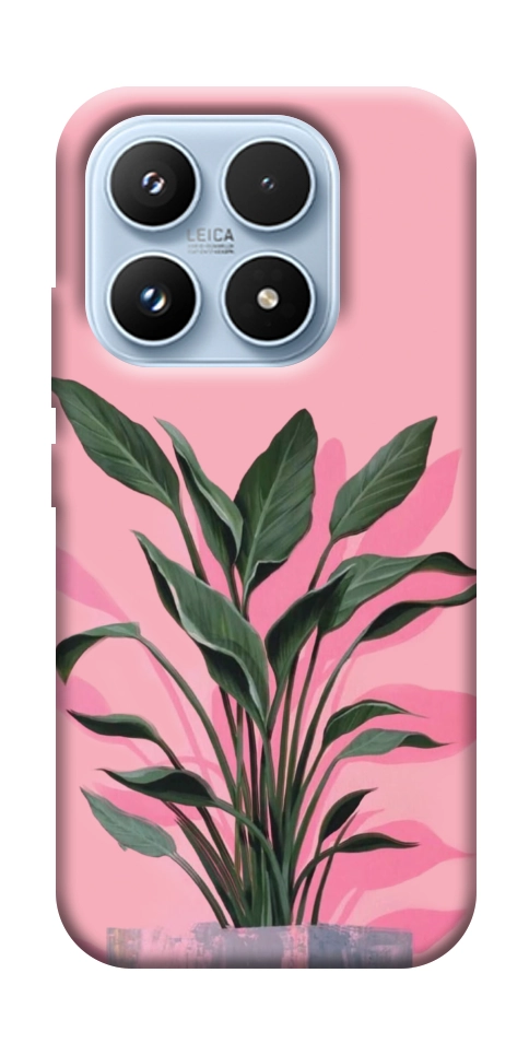 Чехол Pink plant для Xiaomi 17