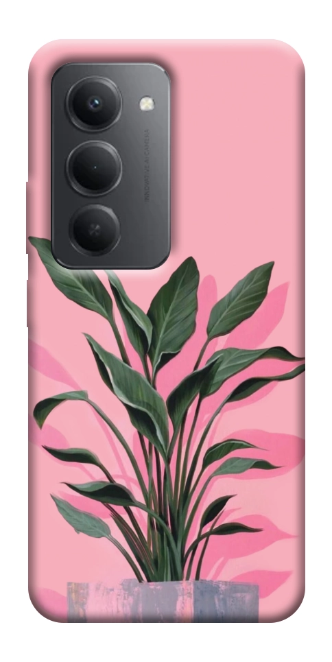 Чехол Pink plant для Xiaomi Redmi 15 (Global)