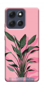 Чехол Pink plant для Motorola Moto G86 Power
