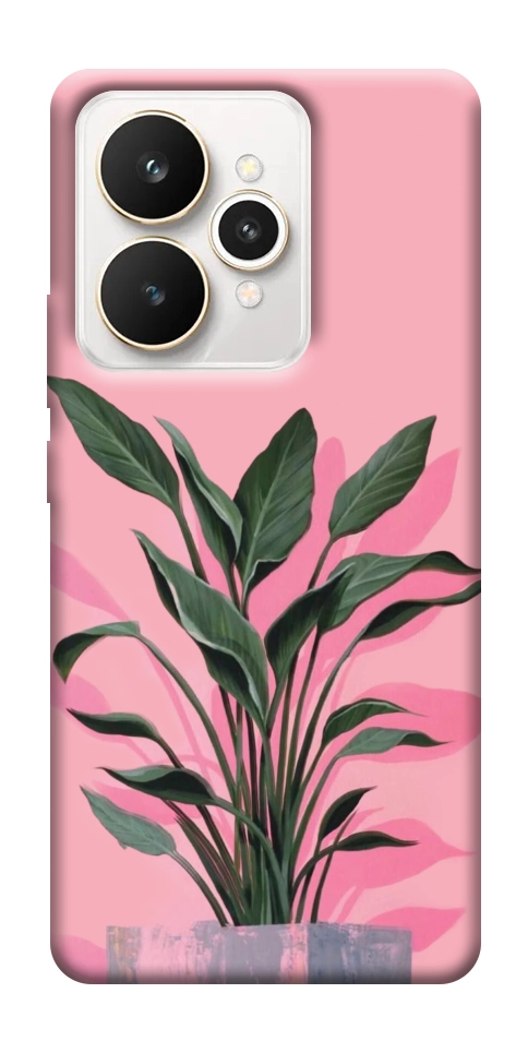 Чехол Pink plant для Realme 15