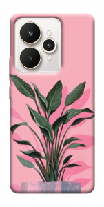 Чехол Pink plant для Realme 15