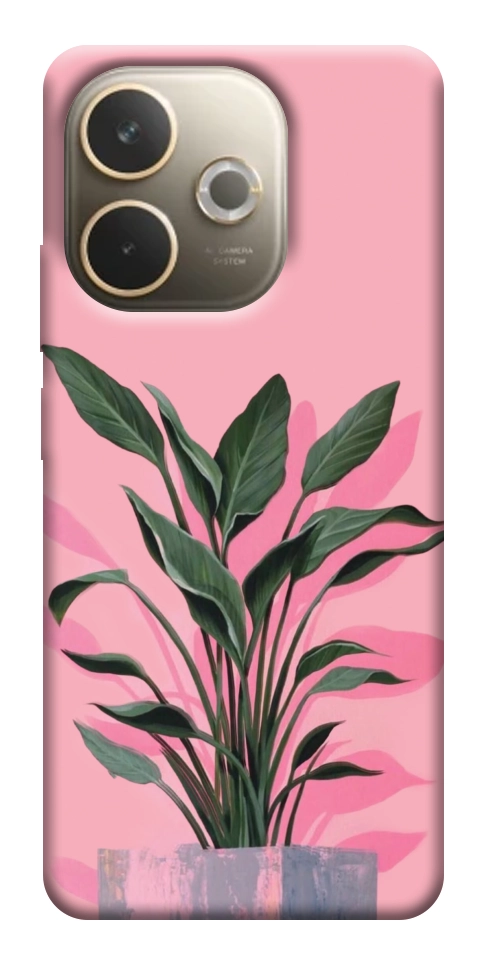 Чехол Pink plant для Oppo A5 Pro 4G