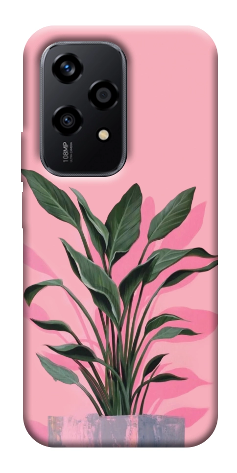 Чехол Pink plant для Huawei Honor 200 Lite