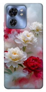Чехол Red and white smoke для Motorola Edge 40