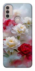 Чехол Red and white smoke для Motorola Moto E30