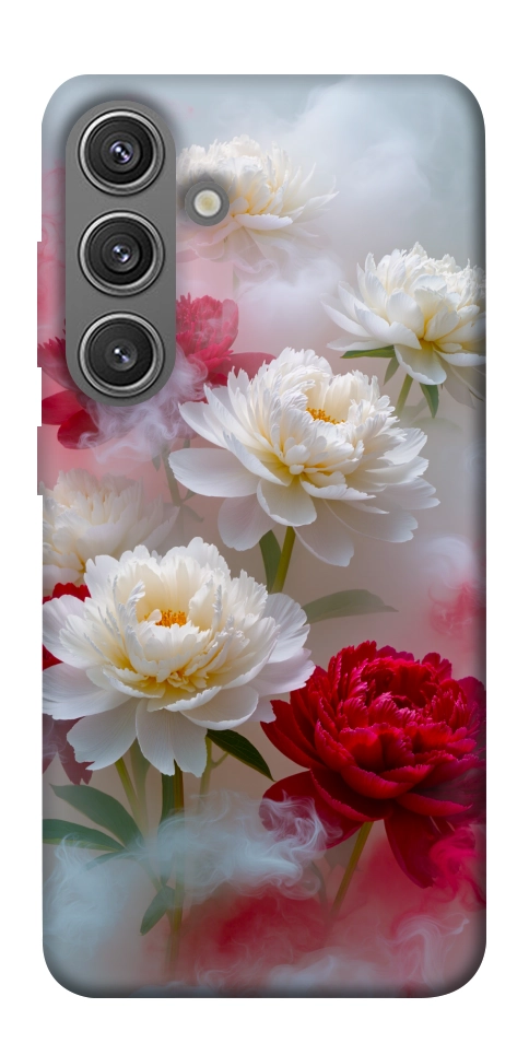 Чехол Red and white smoke для Galaxy S24