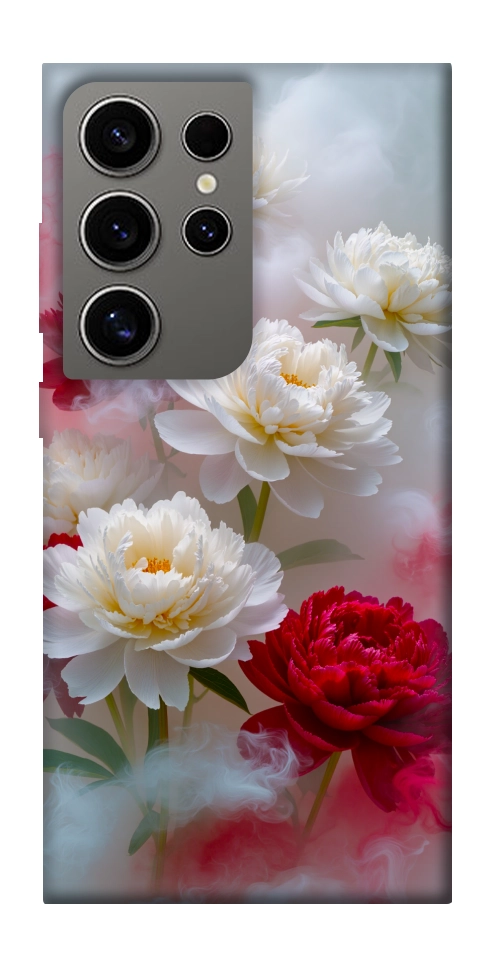 Чохол Red and white smoke для Galaxy S24 Ultra