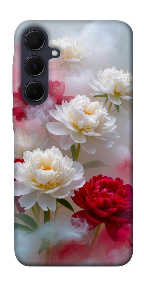 Чехол Red and white smoke для Galaxy A55