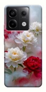 Чехол Red and white smoke для Xiaomi Redmi Note 13 Pro 4G