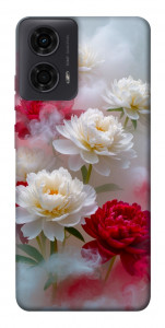Чехол Red and white smoke для Motorola Moto G24