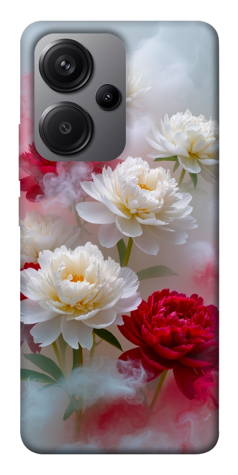 Чехол Red and white smoke для Xiaomi Redmi Note 13 Pro+
