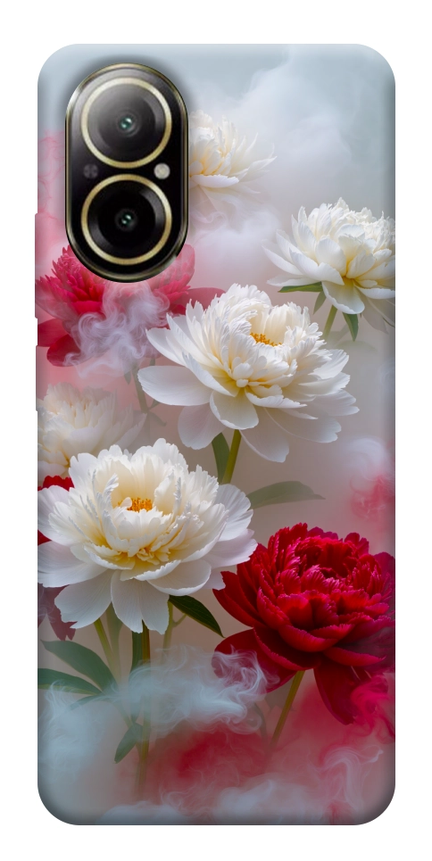 Чехол Red and white smoke для Realme C67 4G