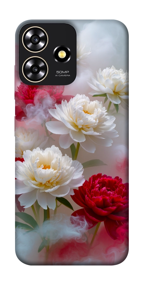 Чехол Red and white smoke для ZTE Blade A73 4G