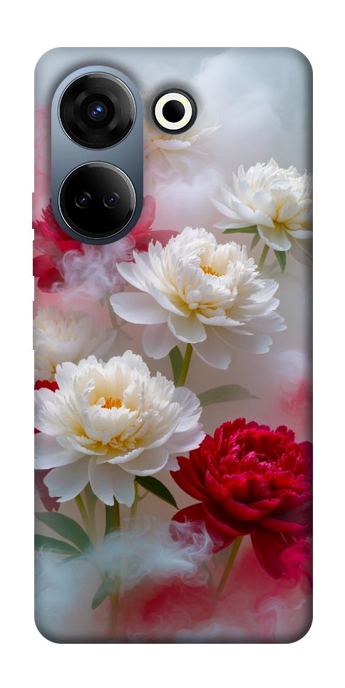 Чехол Red and white smoke для TECNO Camon 20 Pro (CK7n)