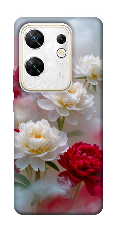 Чехол Red and white smoke для Infinix Zero 30 4G