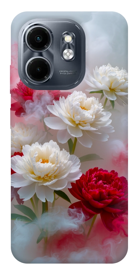 Чехол Red and white smoke для Infinix Smart 9 4G