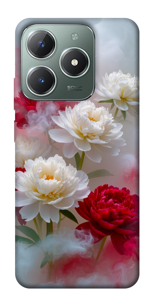 Чехол Red and white smoke для Realme C61