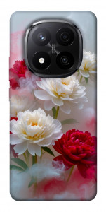 Чехол Red and white smoke для Xiaomi Redmi Note 14 Pro+ 5G