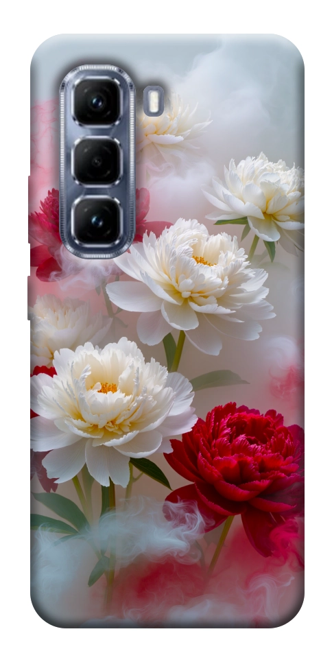 Чохол Red and white smoke для Infinix Hot 50 Pro