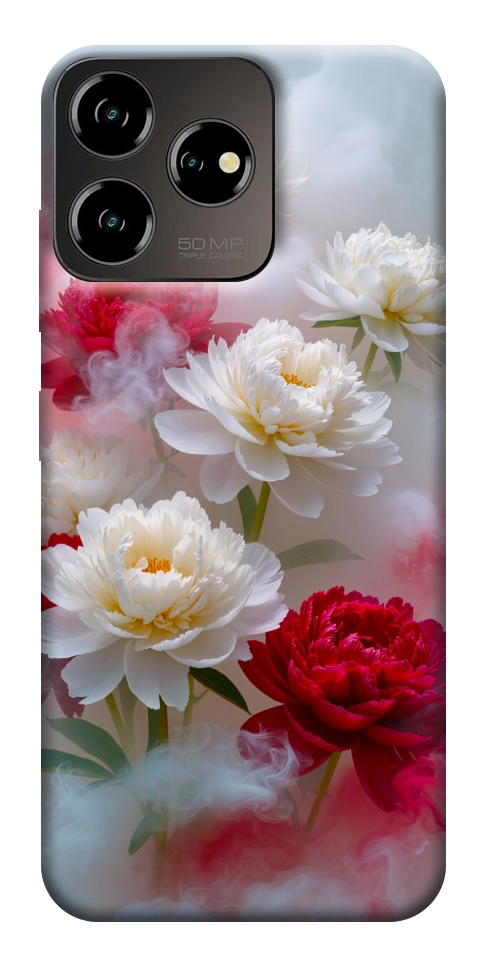 Чохол Red and white smoke для ZTE Blade V50 Design 4G