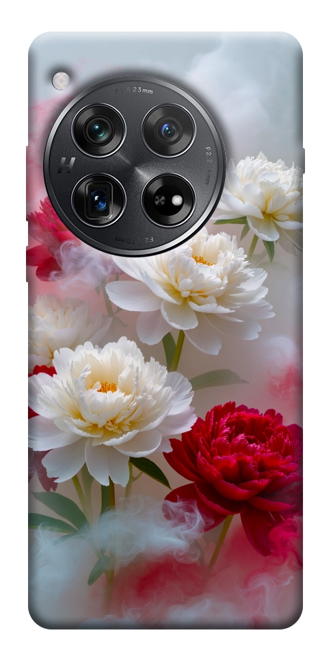 Чехол Red and white smoke для OnePlus 12