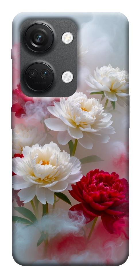 Чехол Red and white smoke для OnePlus Nord 3