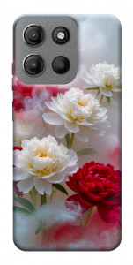 Чехол Red and white smoke для Motorola Moto G15 4G