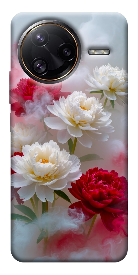 Чехол Red and white smoke для Xiaomi Poco F7 Ultra