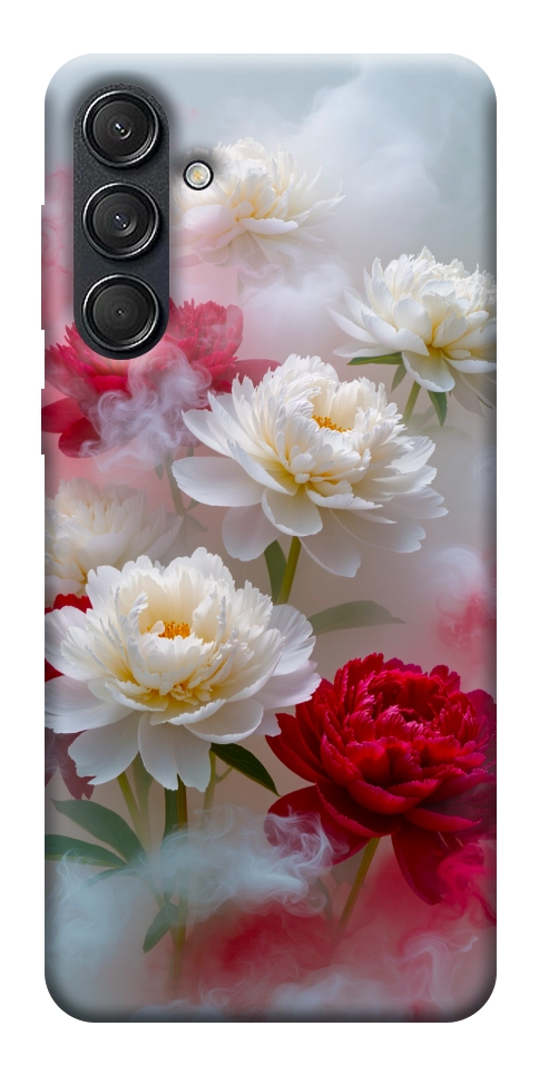 Чехол Red and white smoke для Galaxy M55