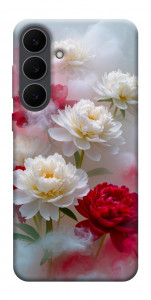 Чохол Red and white smoke для Galaxy S25 FE