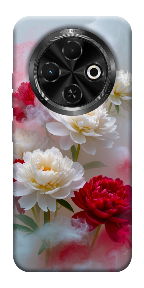 Чехол Red and white smoke для TECNO Spark 30C (KL5n)