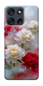 Чехол Red and white smoke для Motorola Moto G56 5G