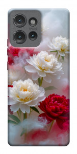 Чохол Red and white smoke для Motorola Edge 50
