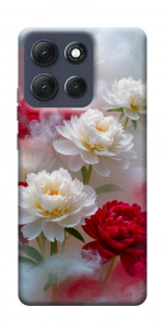 Чехол Red and white smoke для Motorola Moto G86 Power