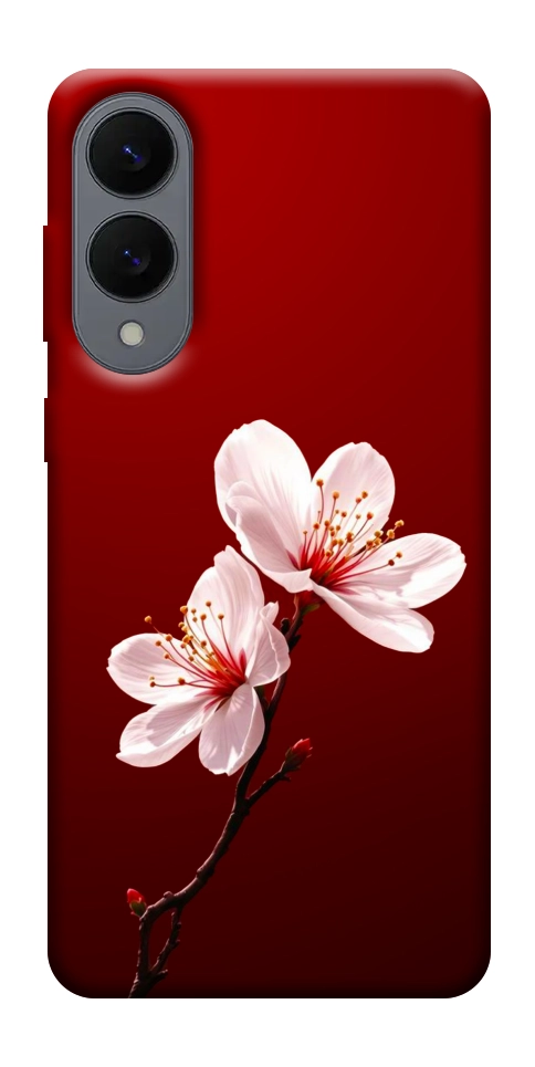 Чохол Sakura red для Galaxy S25 Edge