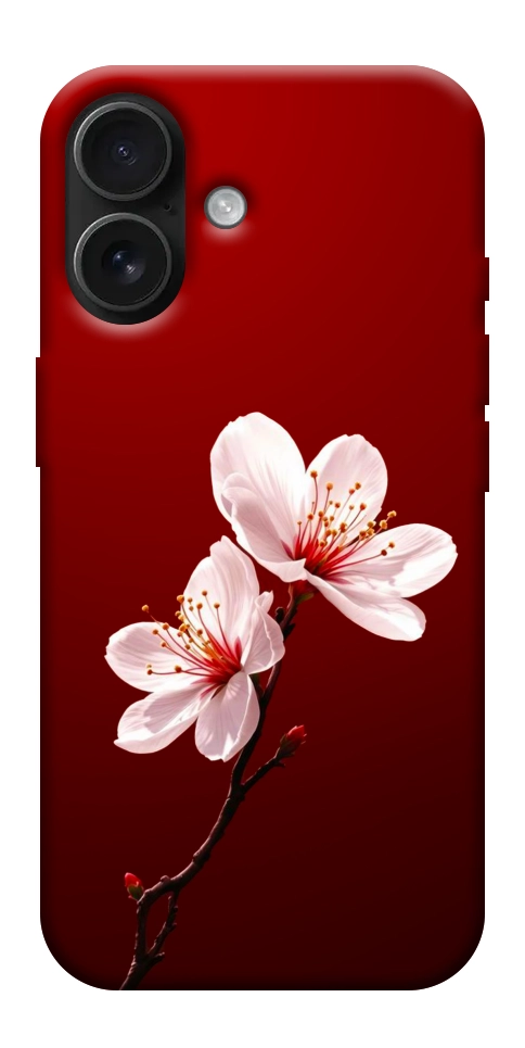 Чехол Sakura red для iPhone 17