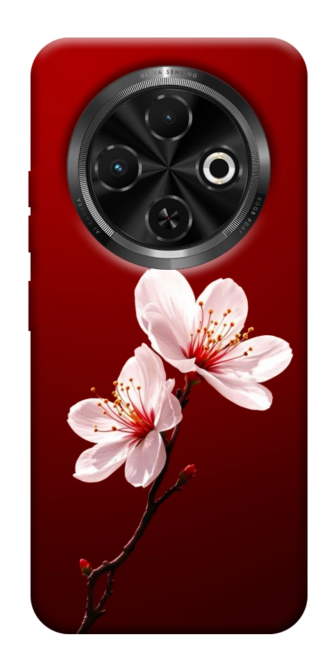 Чехол Sakura red для TECNO Spark 30C (KL5n)
