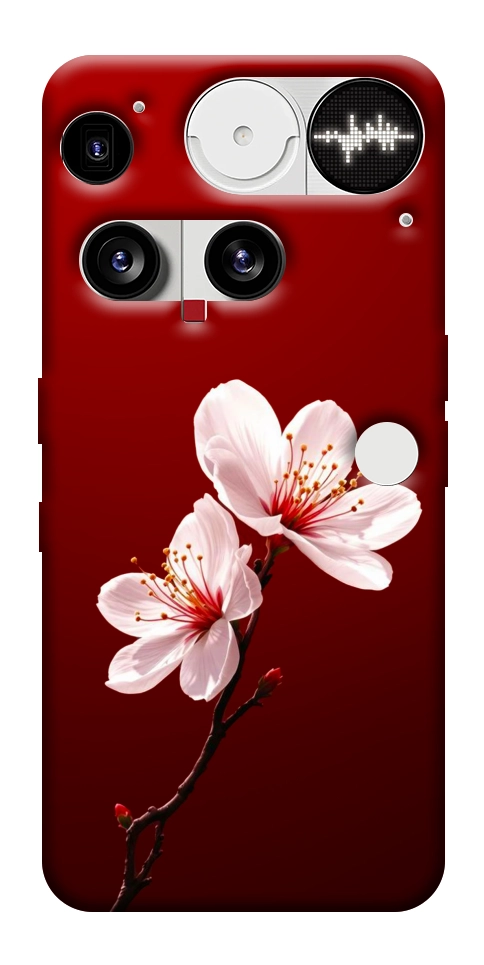 Чохол Sakura red для Nothing Phone (3)