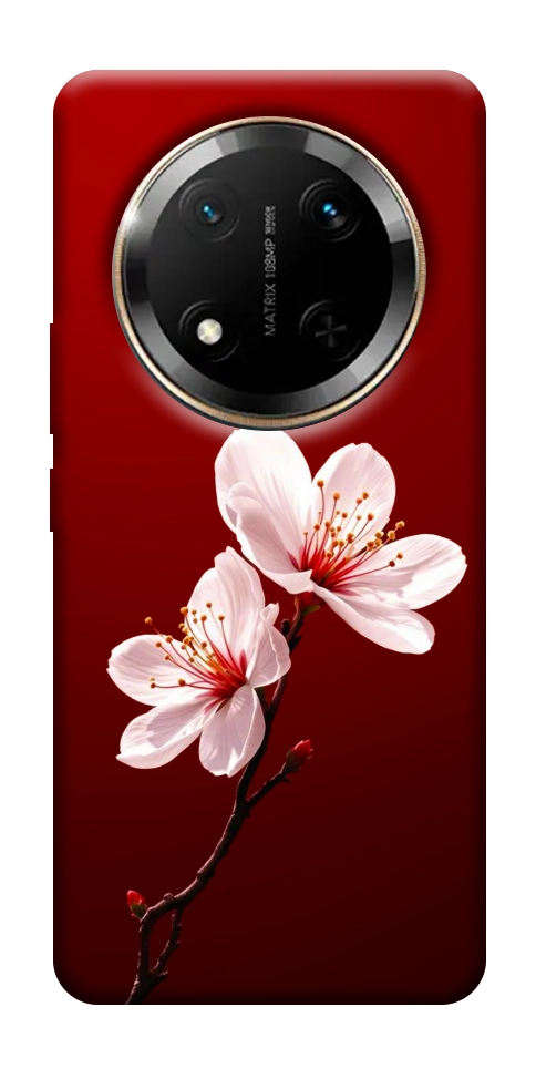 Чехол Sakura red для Huawei Honor X9c