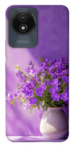 Чехол Vase with flowers для Vivo Y02