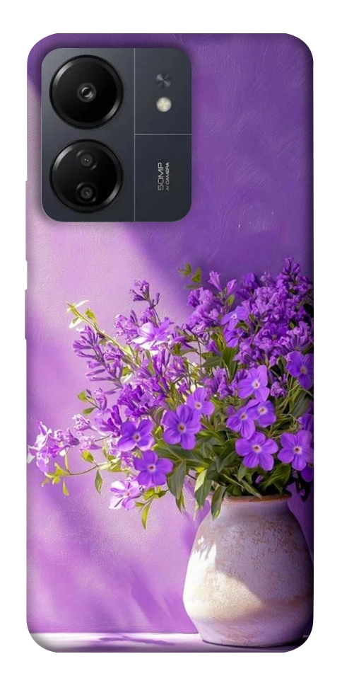 Чехол Vase with flowers для Xiaomi Poco C65