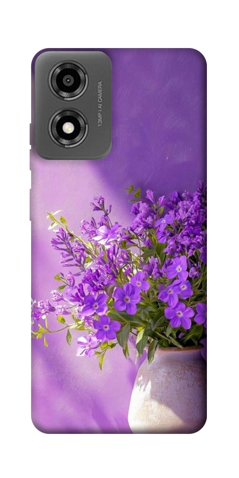 Чехол Vase with flowers для Motorola Moto E14