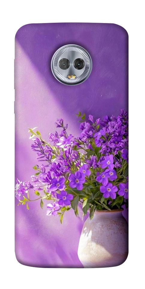 Чехол Vase with flowers для Motorola Moto G6 Plus
